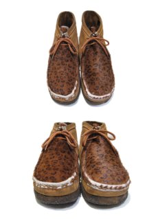 画像2: Nuback Desert Boots "LEOPARD"　BROWN　size 28.5cm ~ 29cm (2)