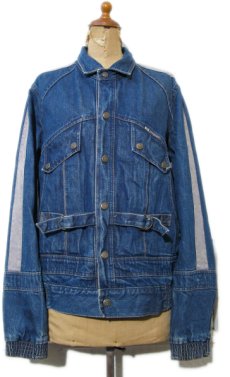 画像1: 1980's Europe "YS young style" Design Denim Jacket　Indigo Blue　size M - L (表記 3) (1)