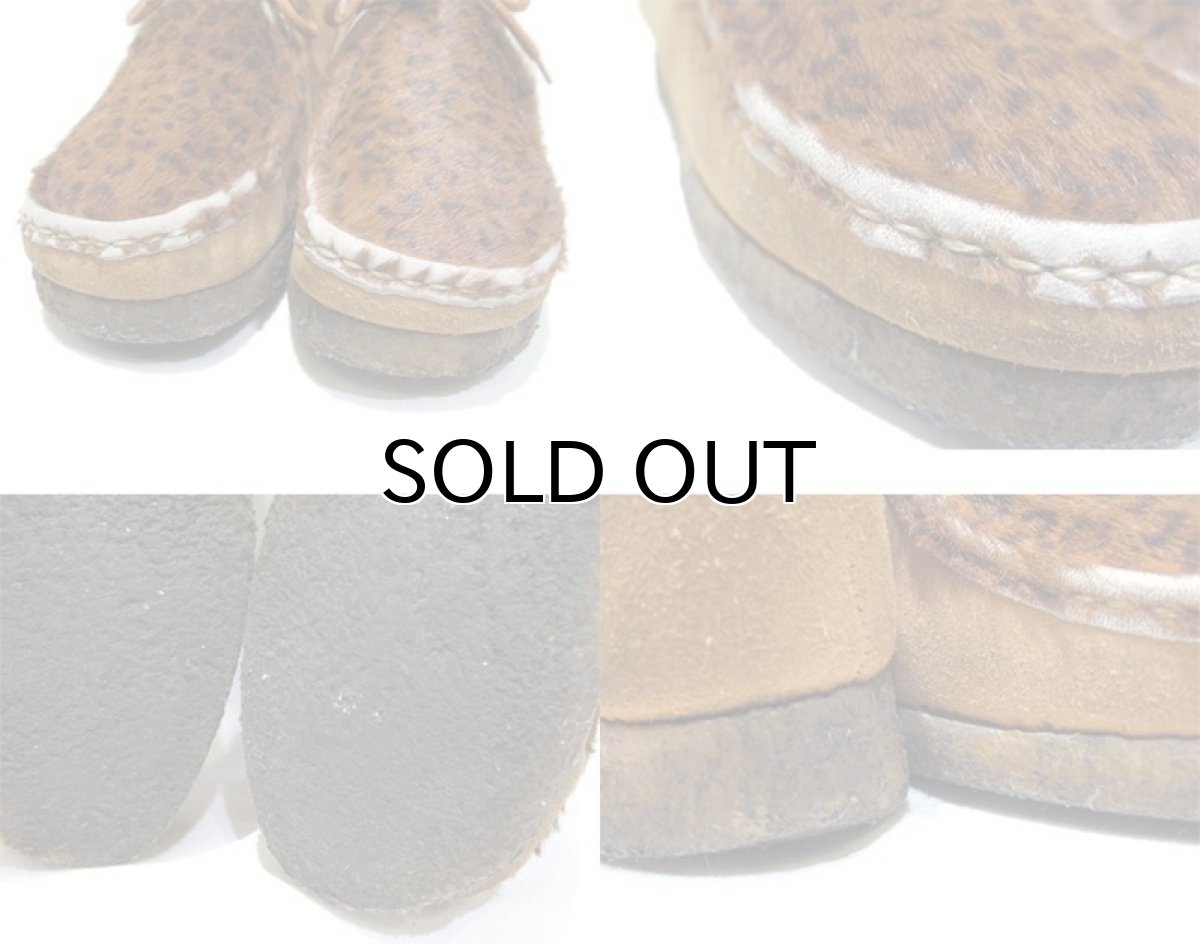 画像5: Nuback Desert Boots "LEOPARD" BROWN size 28.5cm ~ 29cm (5)