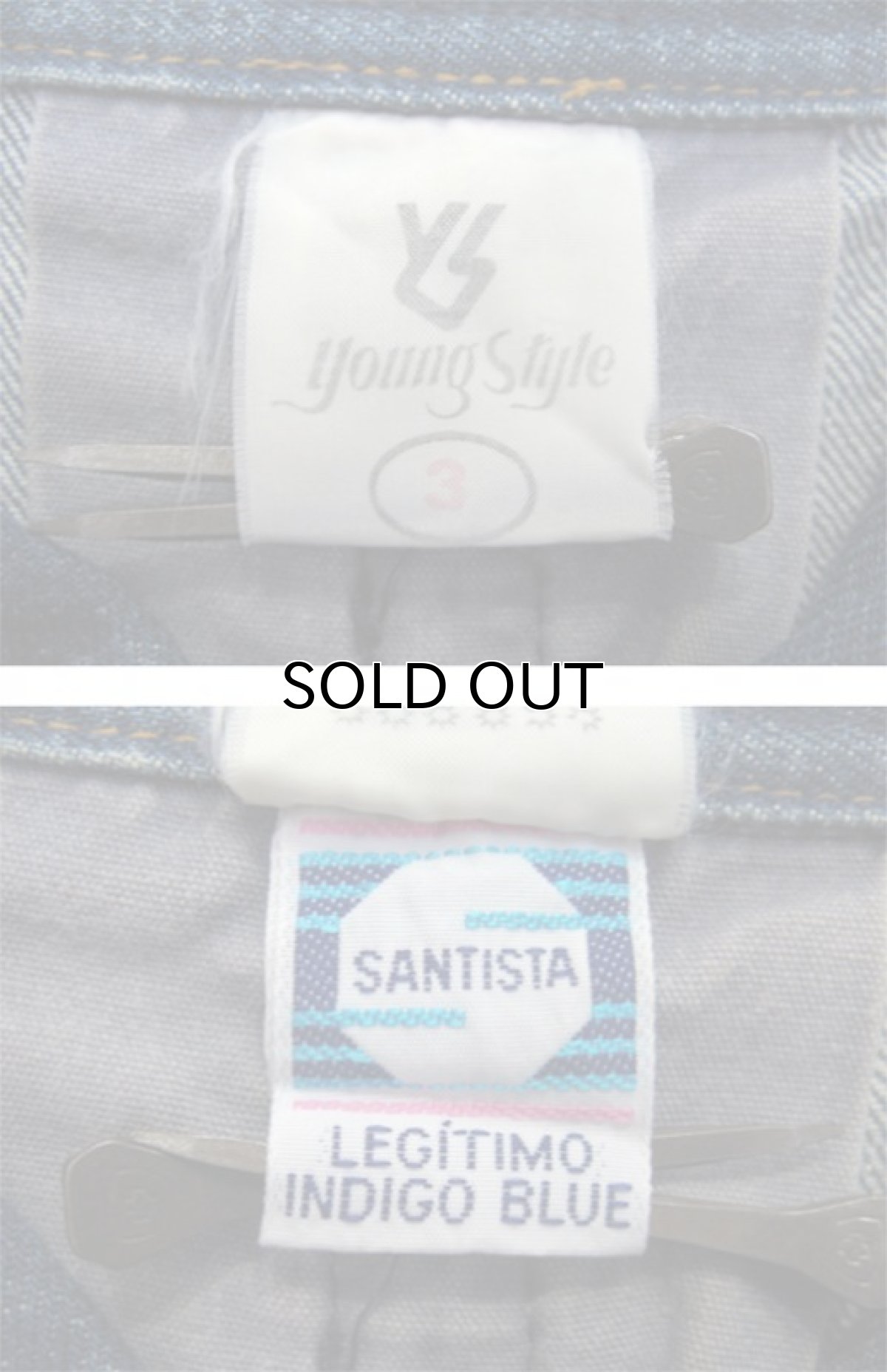 画像3: 1980's Europe "YS young style" Design Denim Jacket Indigo Blue size M - L (表記 3) (3)