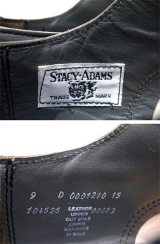 画像3: 1960-70's STACY ADAMS Straight Tip Leather Shoes　GREY　size 9 (27 cm) (3)