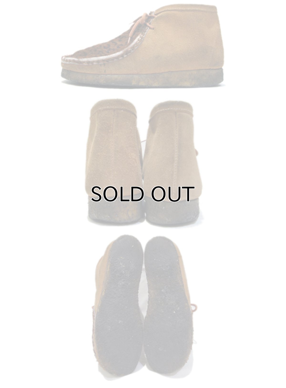 画像3: Nuback Desert Boots "LEOPARD" BROWN size 28.5cm ~ 29cm (3)