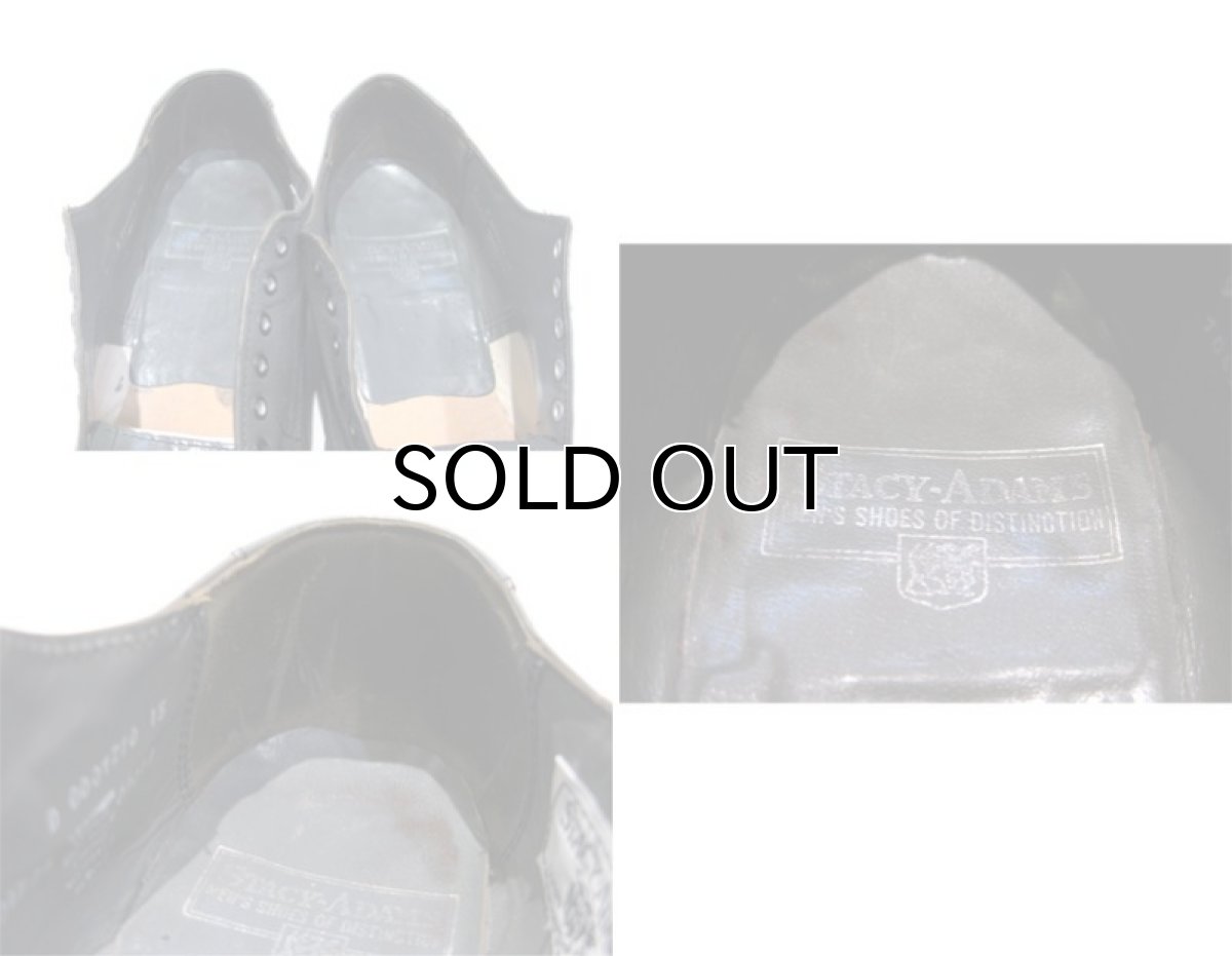 画像5: 1960-70's STACY ADAMS Straight Tip Leather Shoes　GREY　size 9 (27 cm) (5)