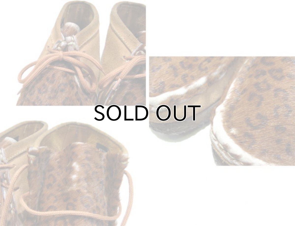 画像6: Nuback Desert Boots "LEOPARD" BROWN size 28.5cm ~ 29cm (6)