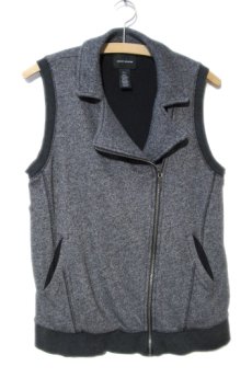 画像1: DKNY JEANS Double Breast Sleeveless Tops　Charcoal Grey　size M - L (表記 S) (1)