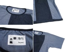 画像3: (D) Note and Pen ノートとペン "retouch" Chambray/Denim Tee　Blue Denim (3)