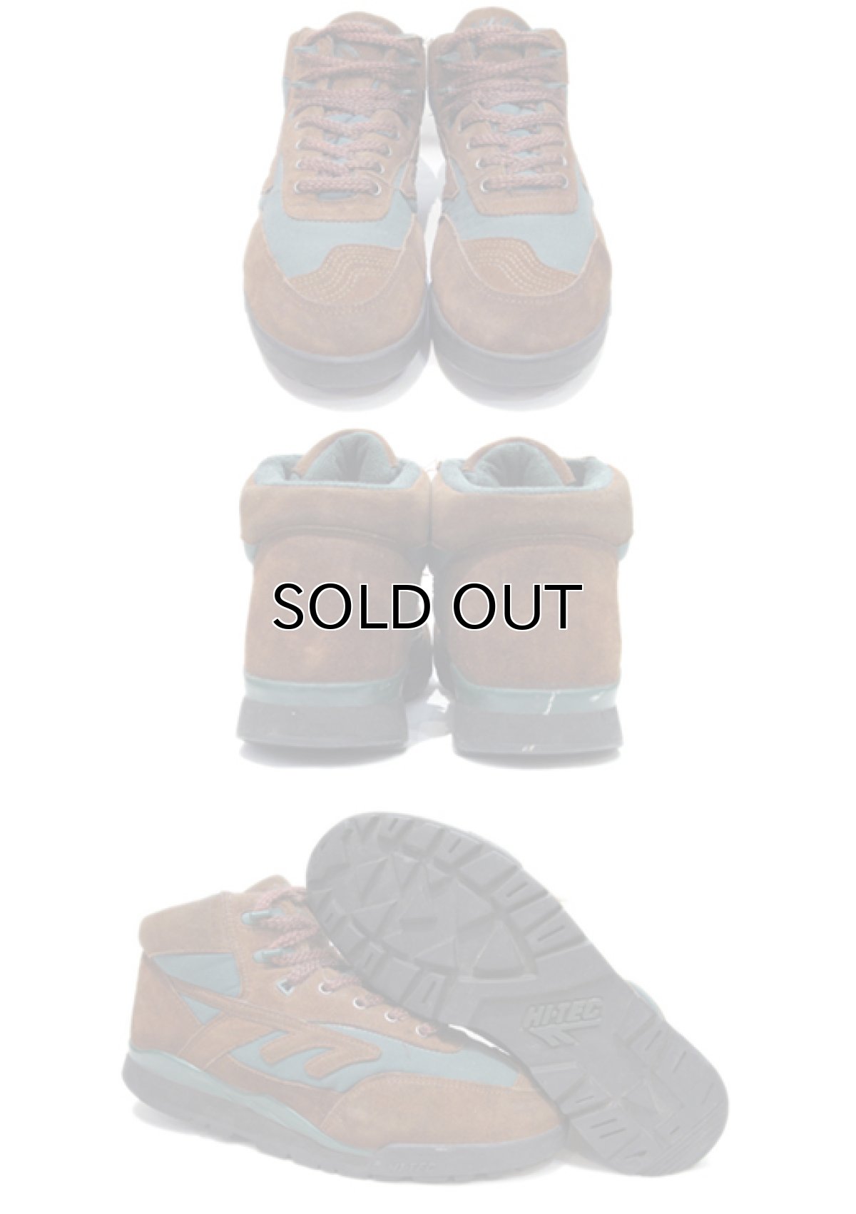 画像2: HI-TEC "Mt. DIABLO" Mountain Sneaker　Brown / Green　size 9 (27 cm) (2)