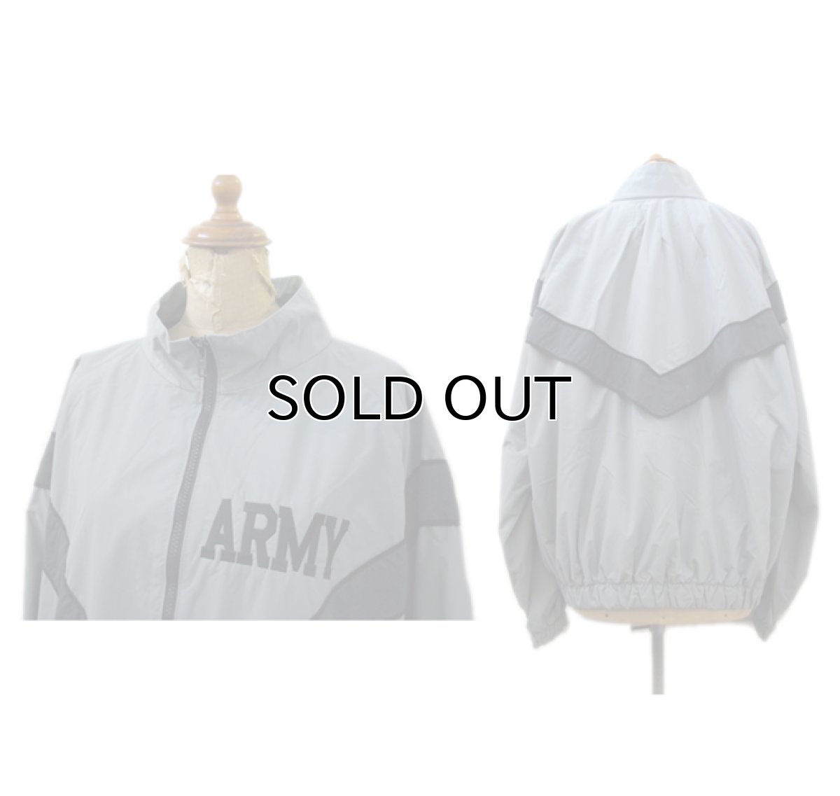 画像2: 00's U.S. ARMY Training Jacket Olive Grey size M-L (表記 SMALL REGULAR) (2)