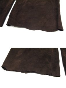 画像5: "POLO SPORT" Ralph Lauren Nuback Leather Trousers　BROWN　size w 34 inch (表記34/34) (5)