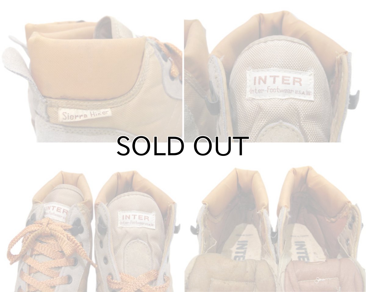 画像4: 1980's "INTER" Trekking Boots  made in TAIWAN Beige size 9 (27cm) (4)
