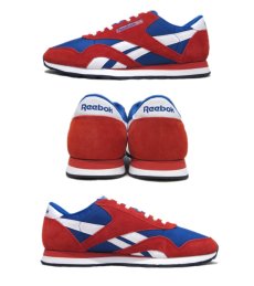 画像2: NEW Reebok CLASSIC Suede/Nylon Running Sneaker　RED / BLUE　size 11 (29 cm) (2)