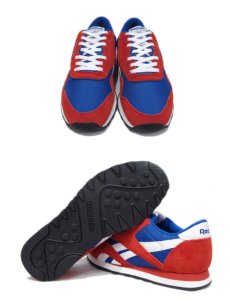 画像3: NEW Reebok CLASSIC Suede/Nylon Running Sneaker　RED / BLUE　size 11 (29 cm) (3)
