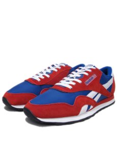 画像1: NEW Reebok CLASSIC Suede/Nylon Running Sneaker　RED / BLUE　size 11 (29 cm) (1)