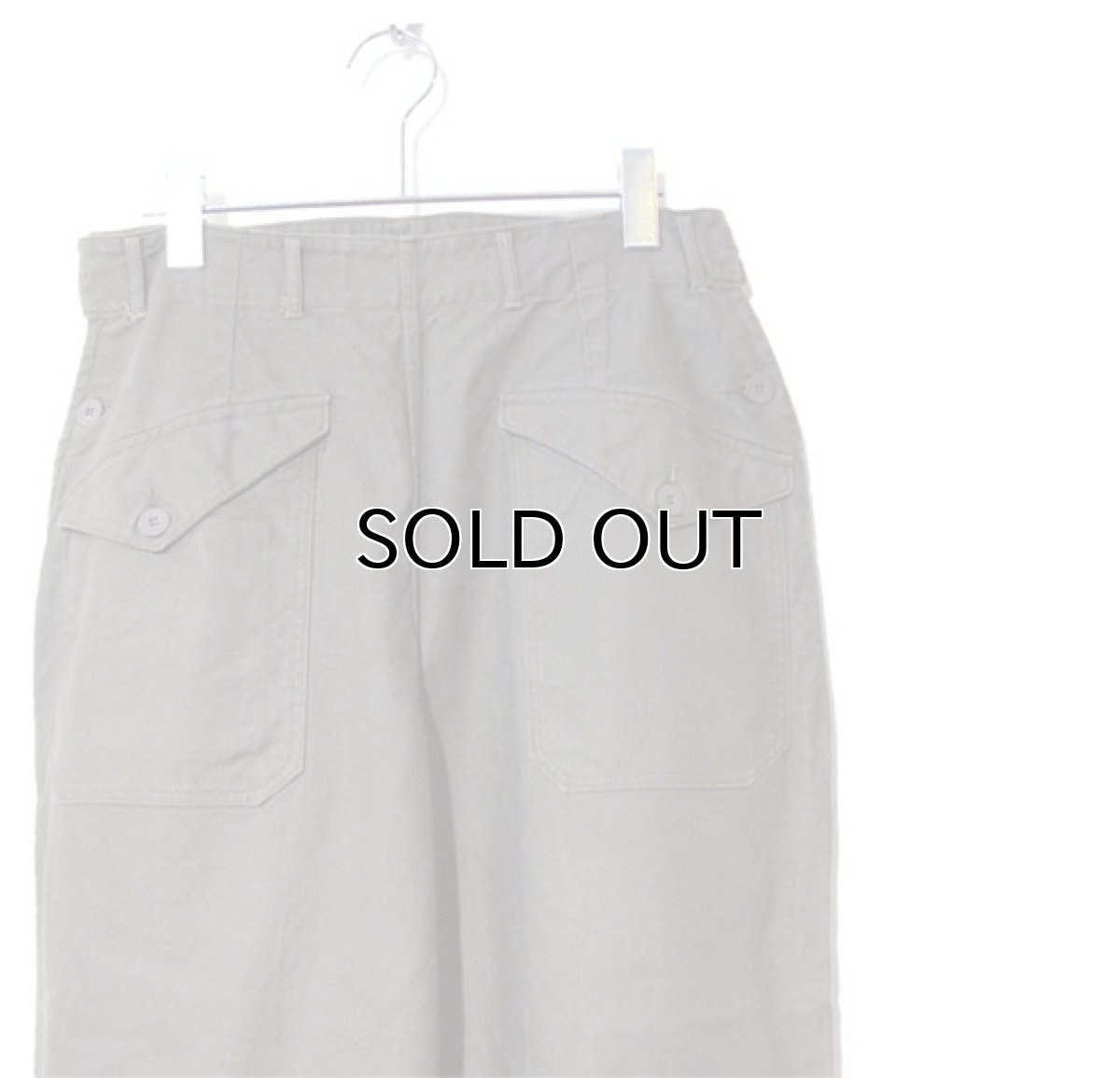 画像3: 1970-80's Swedish Military Cotton Twill Trousers size w 30.5 inch (表記42) (3)