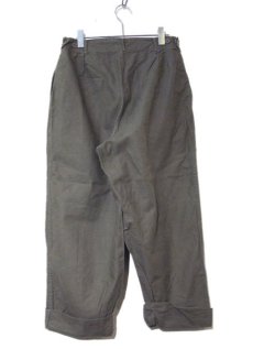 画像2: 1970-80's Swedish Military Cotton Twill Trousers　size w 30.5 inch (表記42) (2)