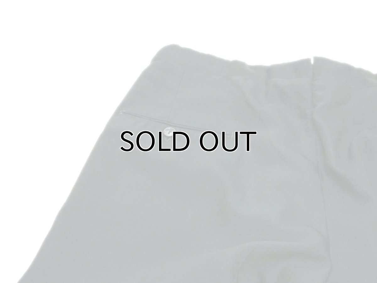 画像4: 1970's Non Tuck Tapered Trousers Dark Green size 31~33 inch (表記なし) (4)