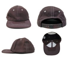 画像2: 1990's~ "FRONTIER" Cotton Baseball Cap "Dead Stock"　BROWN　One Size Fits All (2)