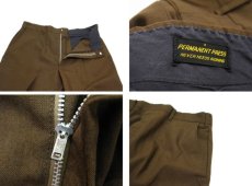 画像3: 1970's Non Tuck Tapered Trousers　Brown　size 33.5 inch (表記なし) (3)