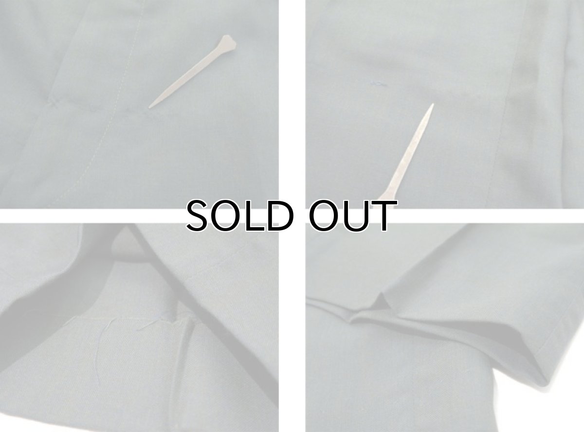 画像5: 1970's Non Tuck Tapered Trousers Dark Green size 31~33 inch (表記なし) (5)