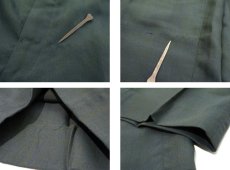 画像5: 1970's Non Tuck Tapered Trousers　Dark Green　size 31~33 inch (表記なし) (5)