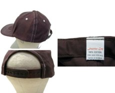 画像3: 1990's~ "FRONTIER" Cotton Baseball Cap "Dead Stock"　BROWN　One Size Fits All (3)