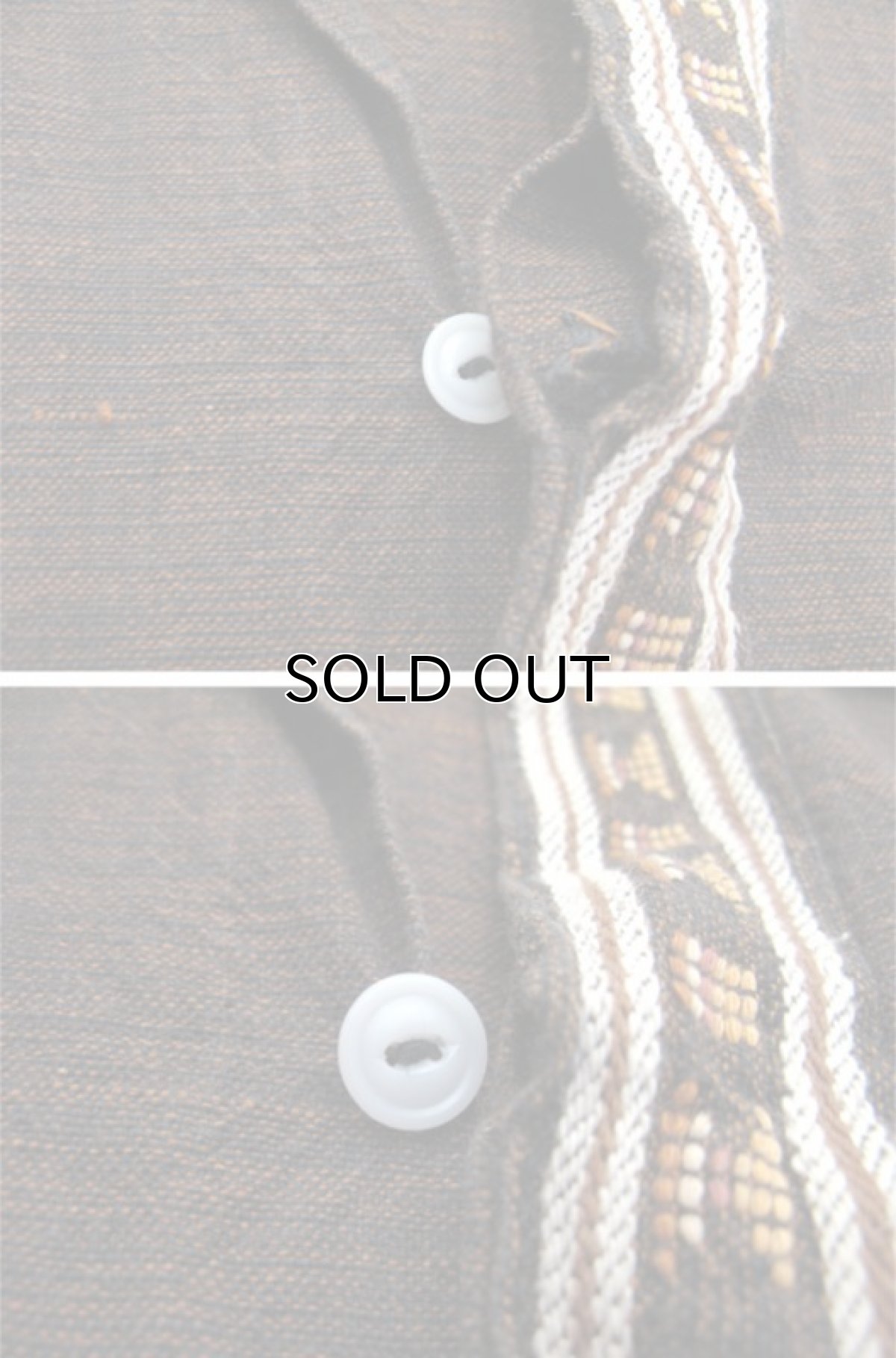 画像4: 1970's OLD Guatemara Shirts　Brown系　size L (表記不明) (4)