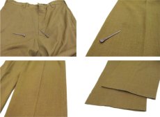 画像4: 1970's Non Tuck Tapered Trousers　Mustard　size 31.5 inch (表記なし) (4)