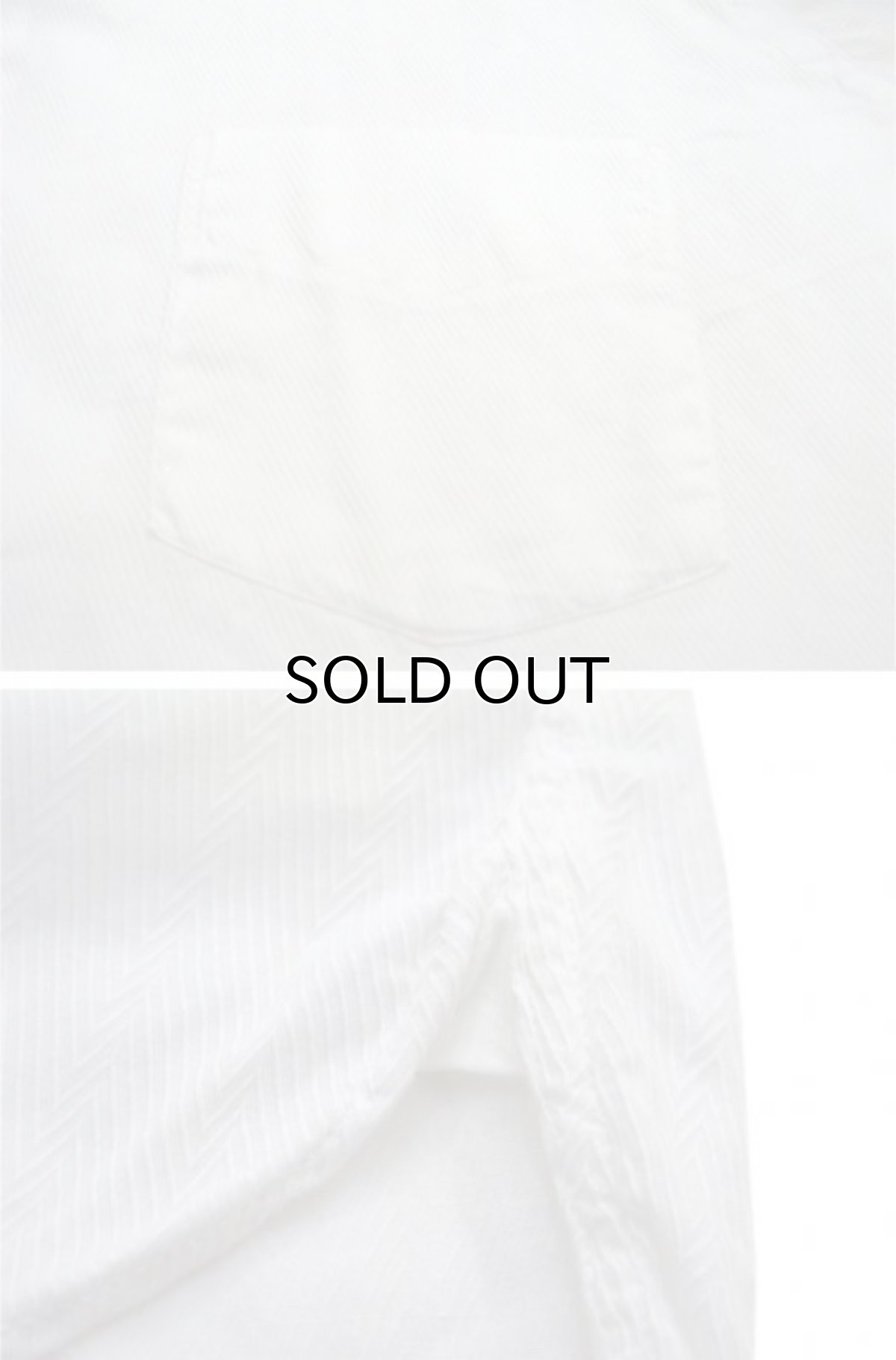 画像6: 1960's "Tedward's" L/S Cotton Tab Collar Shirts WHITE size M-L (表記 16) (6)