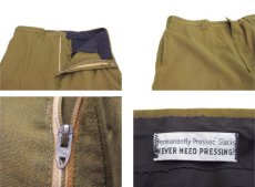 画像3: 1970's Non Tuck Tapered Trousers　Mustard　size 31.5 inch (表記なし) (3)