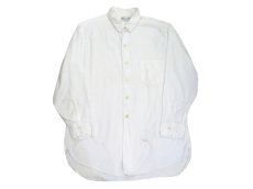 画像3: 1960's "Tedward's" L/S Cotton Tab Collar Shirts　WHITE　size M-L (表記 16) (3)