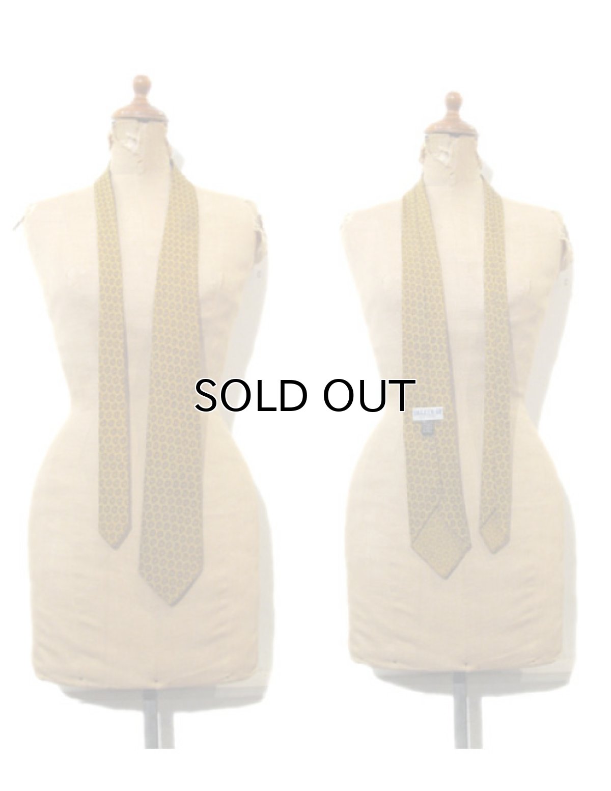 画像2: OLD "YALE CO-OP" Paisley Pattern Regular Tie color : Mustard (2)