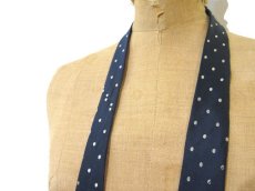 画像5: 1980's "Christian Dior" Pin Dot Narrow Tie　color : Navy (5)