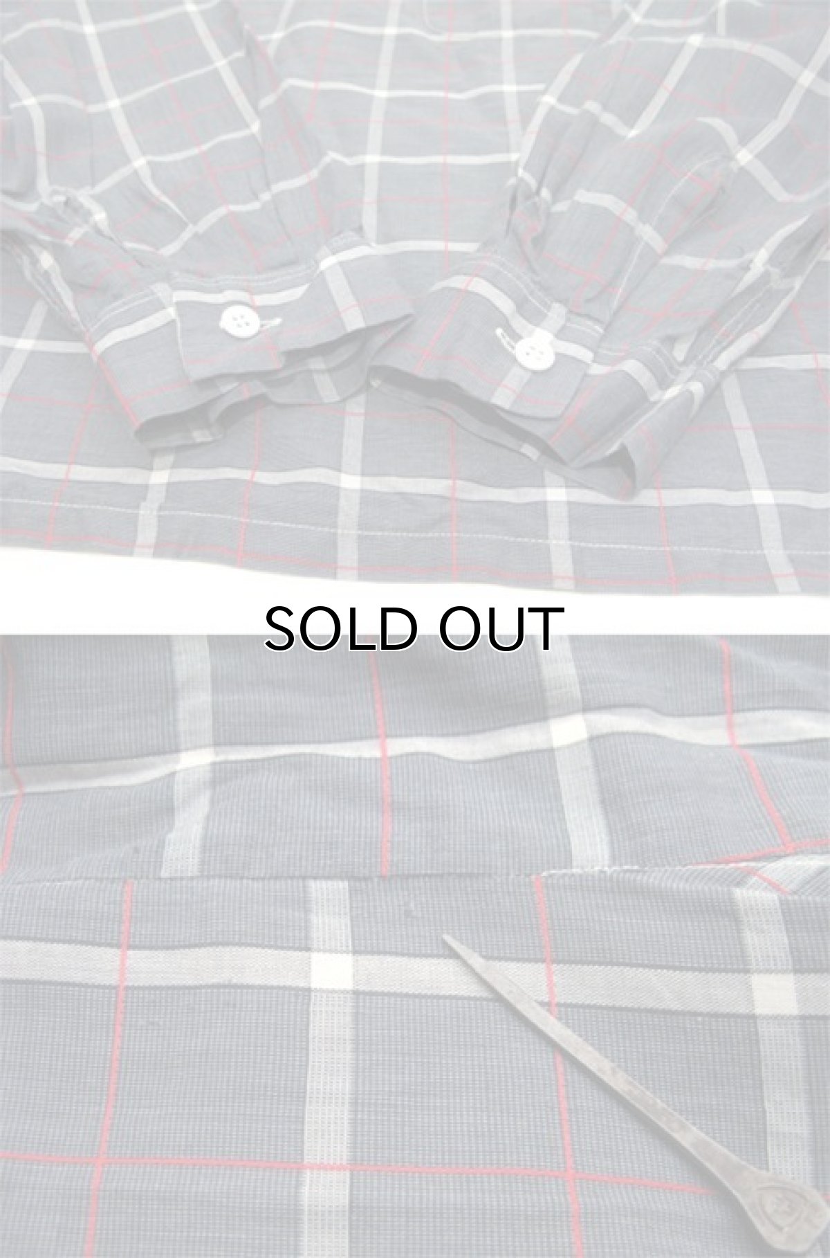 画像4: 1960's "the Cassino" Peter Pan Style Pullover Shirts Charcoal Grey size M - L (表記 16 - 16 1/2) (4)