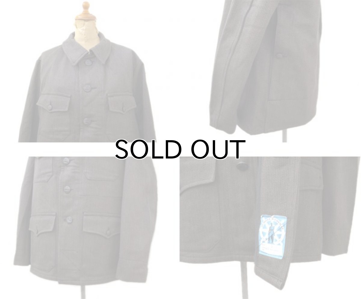 画像3: 1950's French "Dumont Durville" Cotton Pique Hunting Jacket　Dead Stock　BROWN　size M (表記 40) (3)