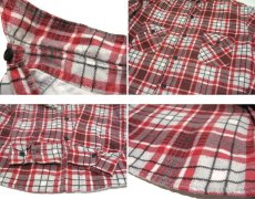 画像4: 1970's "Sears" Check Pattern Flannel Shirts with Quilting Liner　Red　size M-L (表記  M 15-15 1/2) (4)