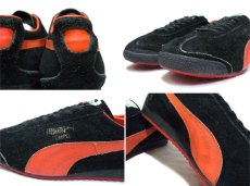 画像5: 1970-80's PUMA "TEMPO" Suede Sneaker -made in West Germany-　Black / Orange　UK11.5 (US 12.5 / 30.5 cm) (5)