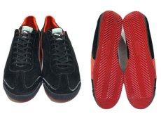 画像3: 1970-80's PUMA "TEMPO" Suede Sneaker -made in West Germany-　Black / Orange　UK11.5 (US 12.5 / 30.5 cm) (3)