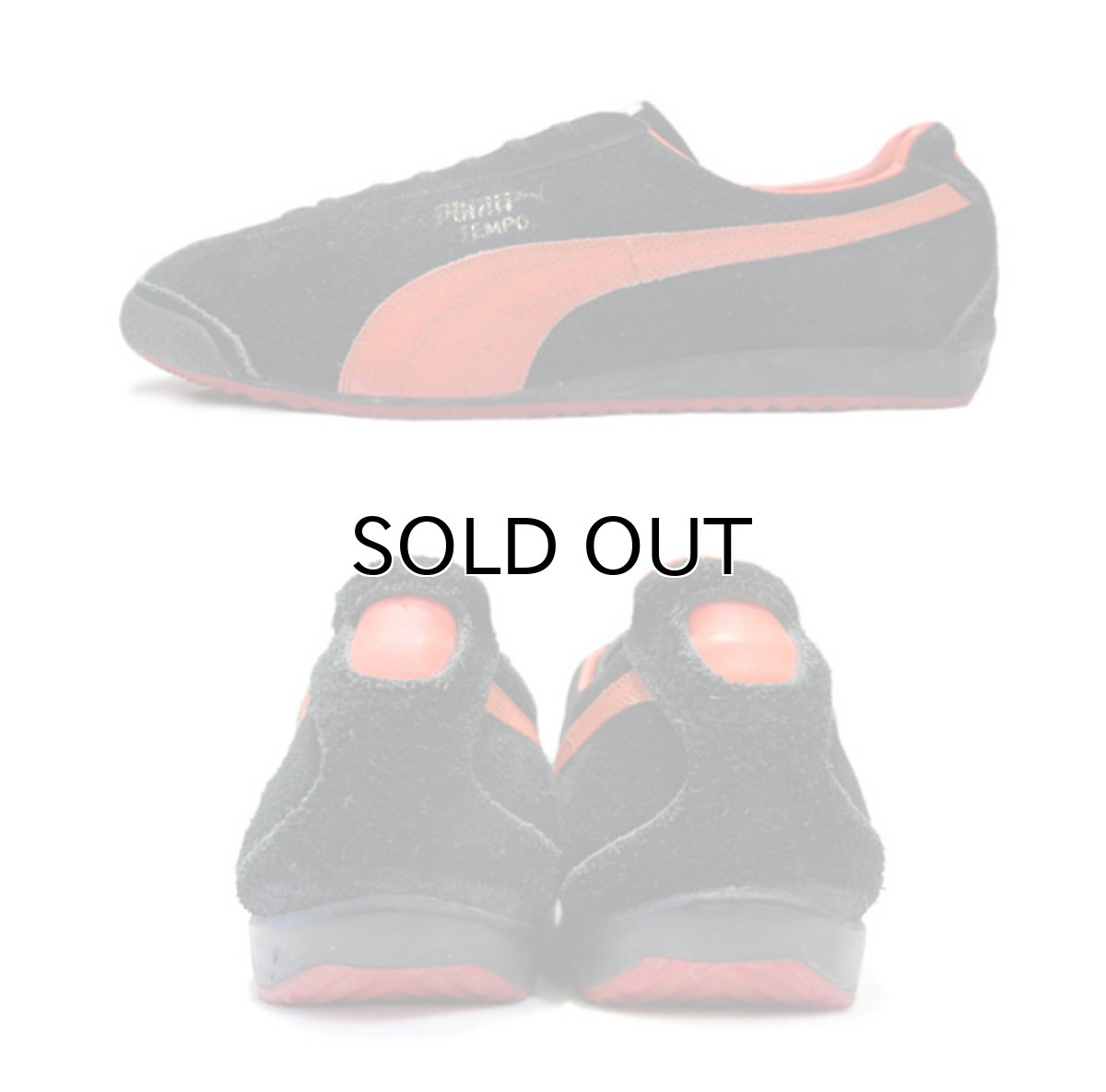 画像2: 1970-80's PUMA "TEMPO" Suede Sneaker -made in West Germany- Black / Orange UK11.5 (US 12.5 / 30.5 cm) (2)