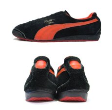 画像2: 1970-80's PUMA "TEMPO" Suede Sneaker -made in West Germany-　Black / Orange　UK11.5 (US 12.5 / 30.5 cm) (2)