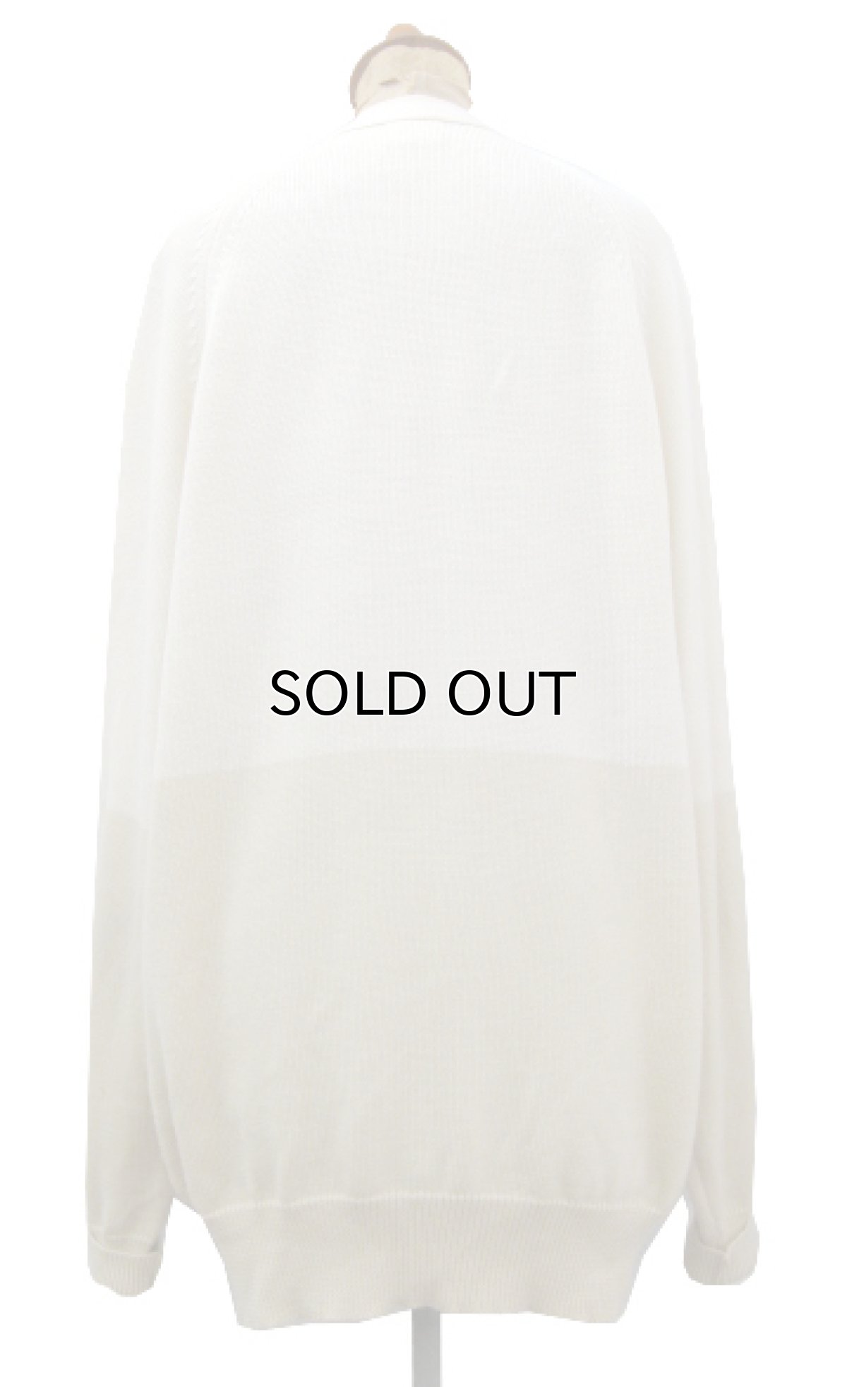 画像2: Europe "MAVE" Design Knit Cardigan -made in West Germany- BEIGE size L (2)