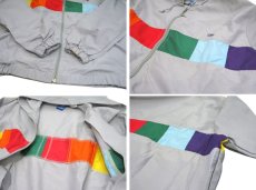 画像5: 1980's "OP Ocean Pacific" Zip Up Cotton / Nylon Parka　GREY　size M - L (表記 L) (5)