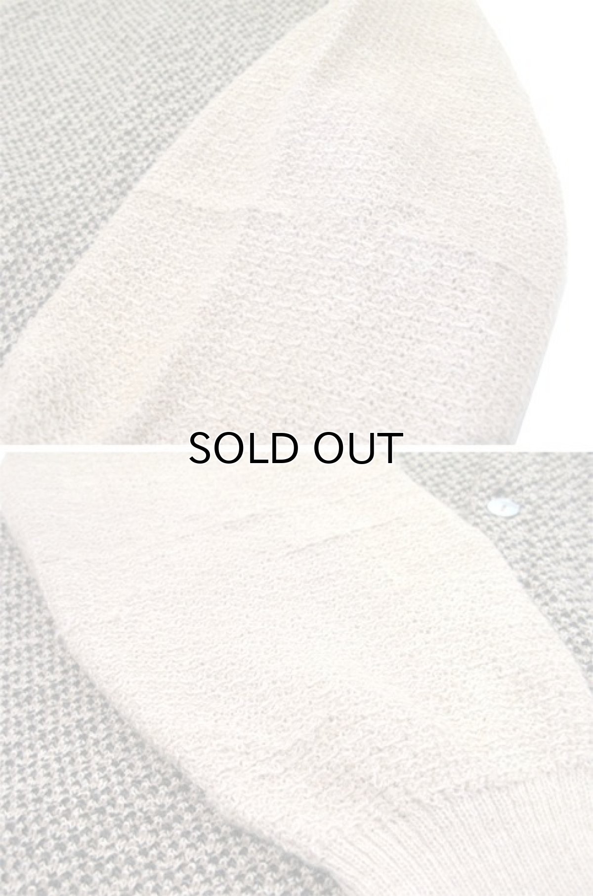 画像7: 1960's~ "TOWNE and KING" Alpaca Knit Cardigan Brown / Beige size L (表記 44) (7)