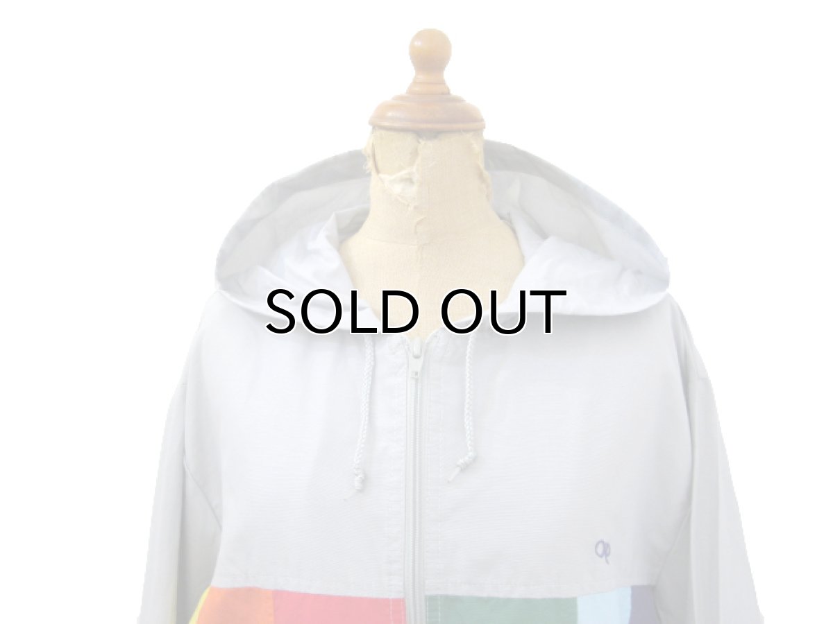 画像3: 1980's "OP Ocean Pacific" Zip Up Cotton / Nylon Parka　GREY　size M - L (表記 L) (3)