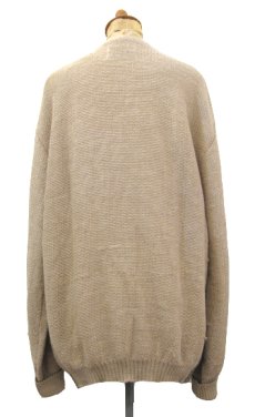 画像2: 1960's~ "TOWNE and KING" Alpaca Knit Cardigan　Brown / Beige　size L (表記 44) (2)