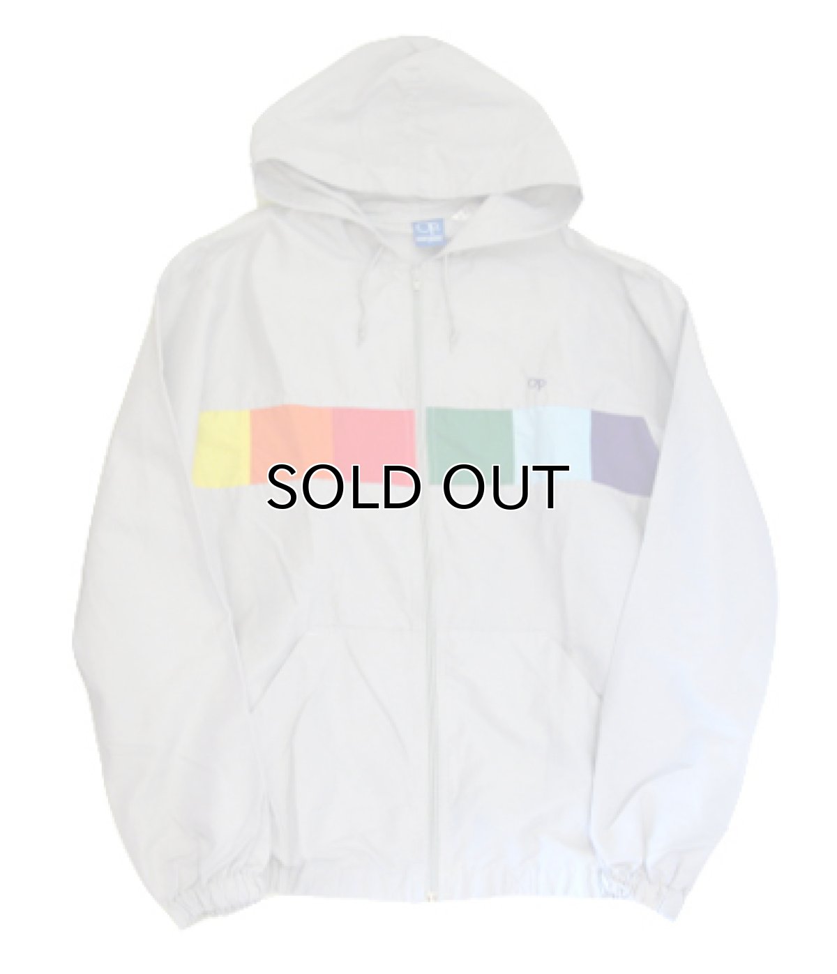 画像4: 1980's "OP Ocean Pacific" Zip Up Cotton / Nylon Parka　GREY　size M - L (表記 L) (4)