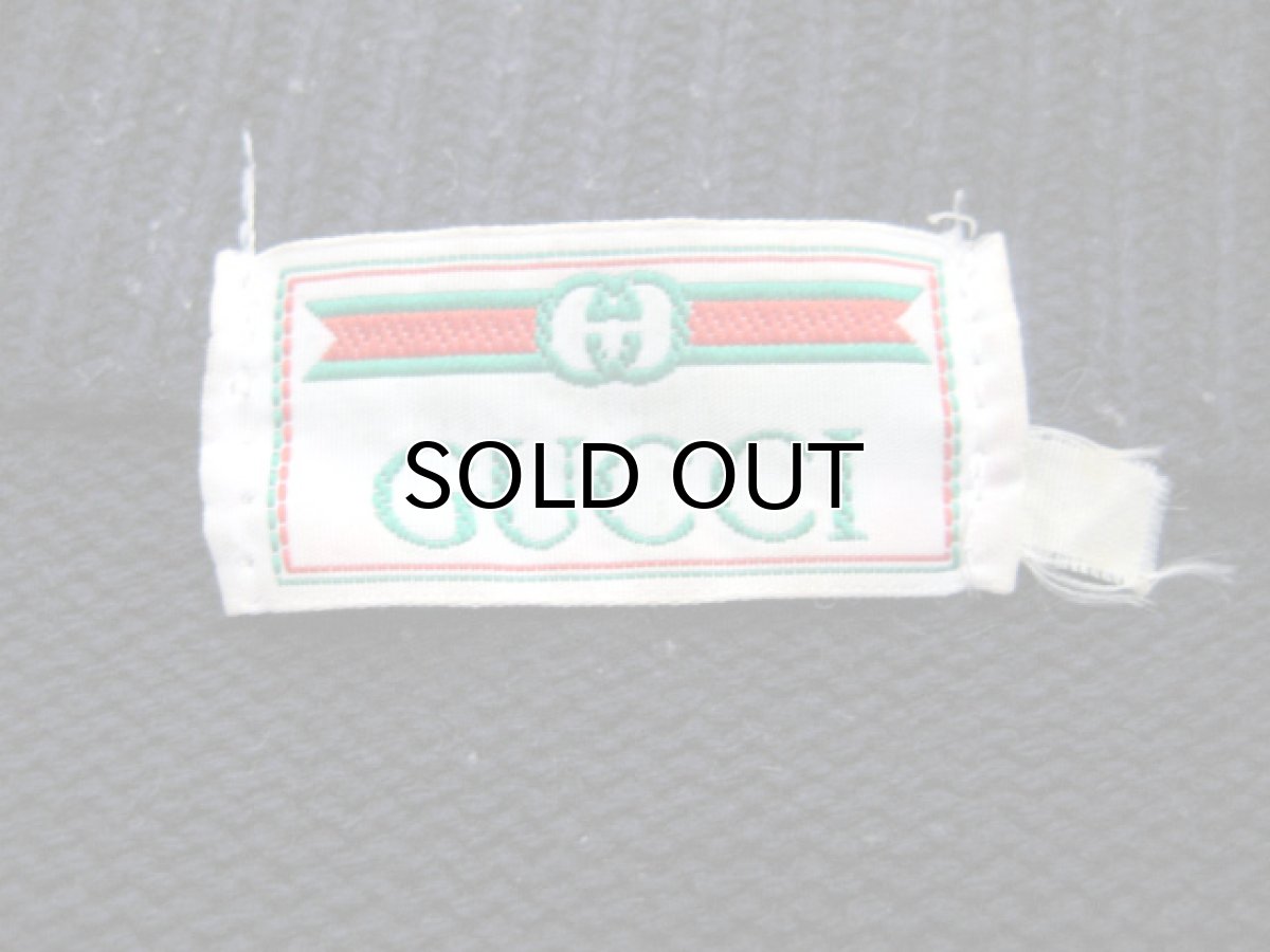 画像3: 1980's Crew Neck Sweater "GUCCI"  NAVY size M (表記 不明) (3)