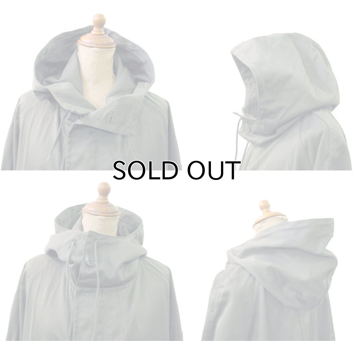 画像3: 1980's French Military M-64 Parka Coat　OLIVE　size L  (表記 92L) (3)