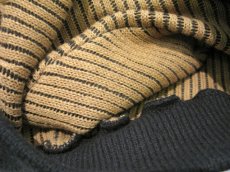 画像7: 1980's "GABRIELLE" Design Acrylic Knit　Black / Mustard　size M (表記 S) (7)