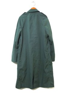 画像2: 1980's U.S. Military Single Trench Coat 　GREEN　size S  (表記 14) (2)