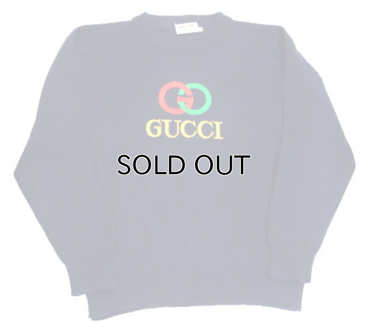 画像5: 1980's Crew Neck Sweater "GUCCI"  NAVY size M (表記 不明) (5)
